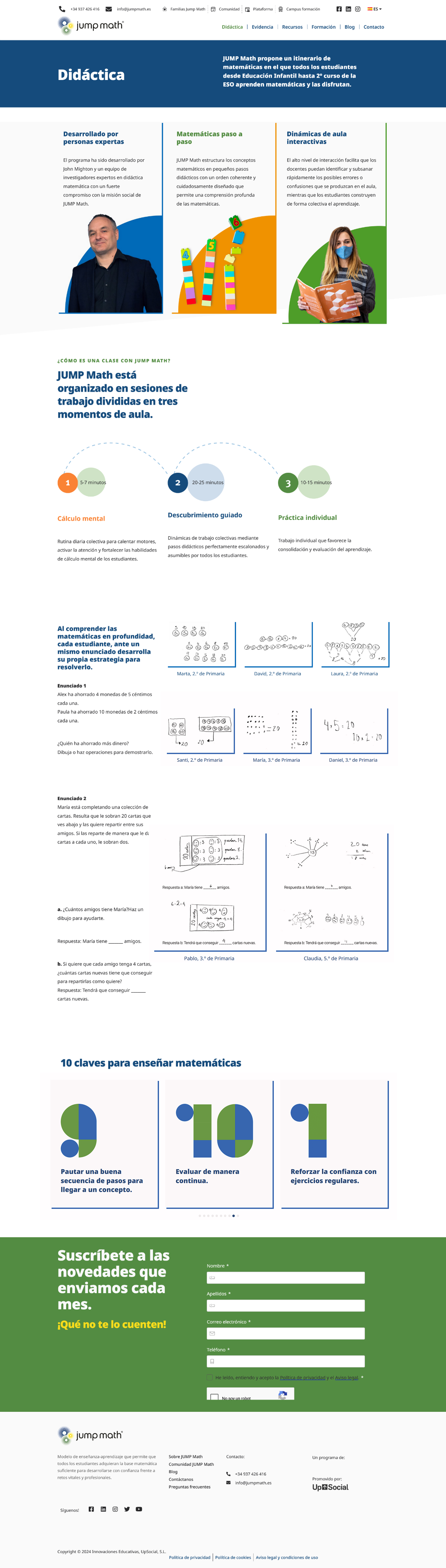 Jump Math new website